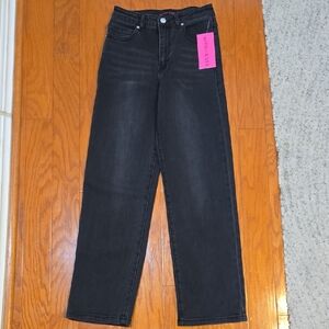 With Jules Charcoal High Rise Jeans